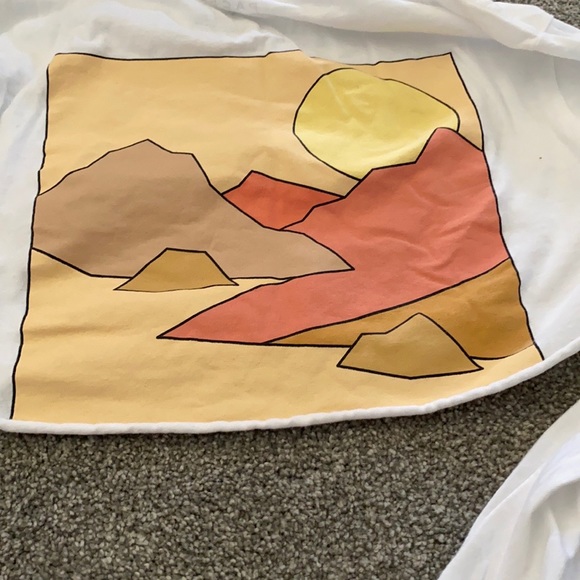 White crop top from PacSun - Picture 2 of 4